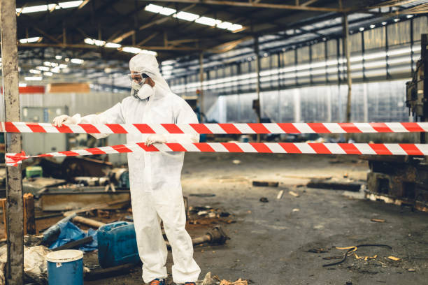 Professional Biohazard technician working in Walnut Grove, GA